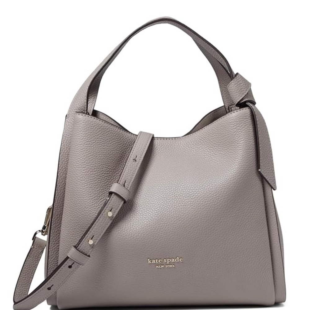 Excellent Condition Kate Spade Pebble Gray Leather Crossbody/Hand/Shoulder Bag